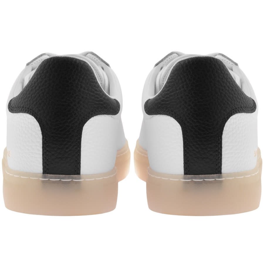 Alternative Image for ProductArmani Exchange Logo Trainers White2